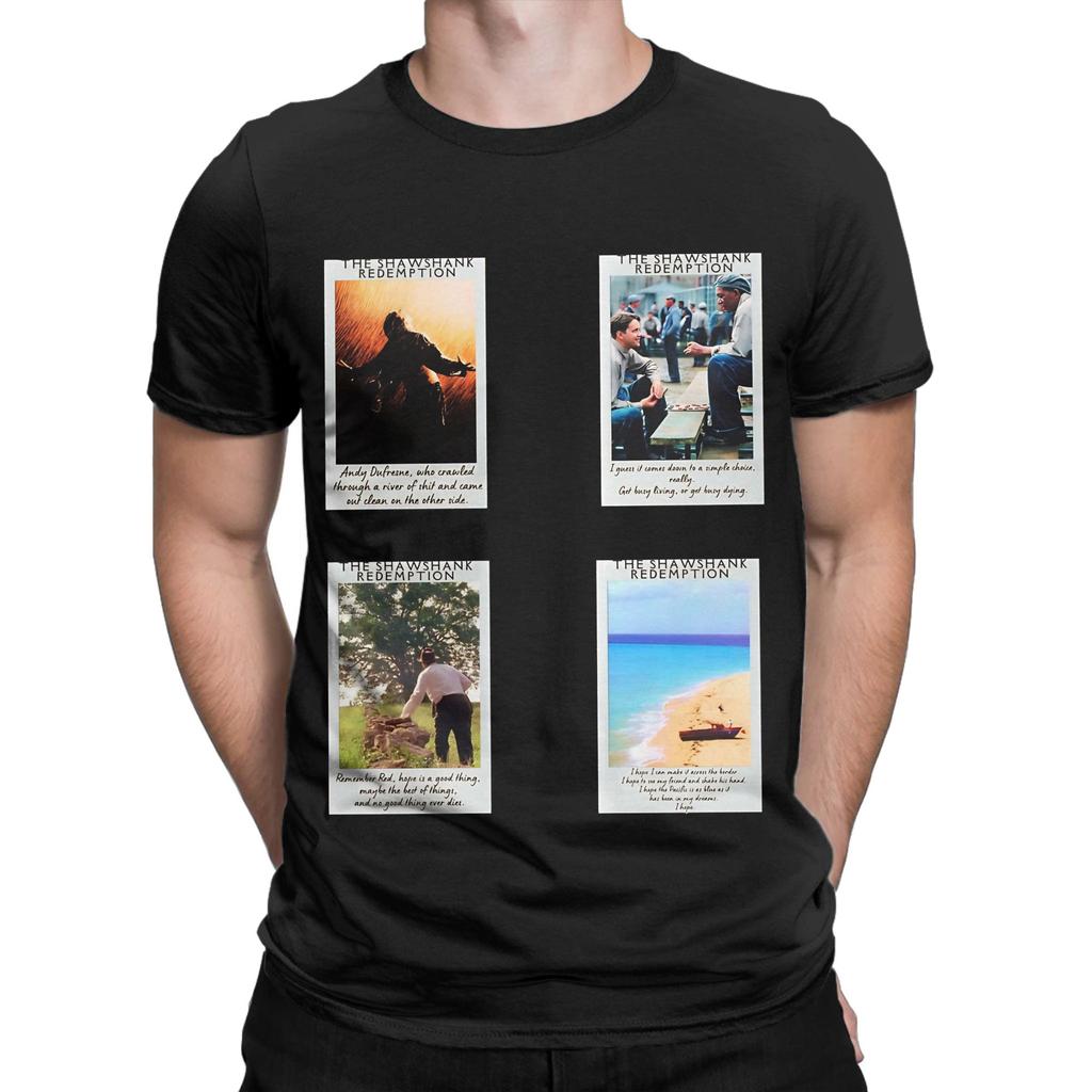 The Shawshank Redemption HD Sticker Funny 100 Cotton TShirt The Shawshank Redemption Tops Tees For Unisex