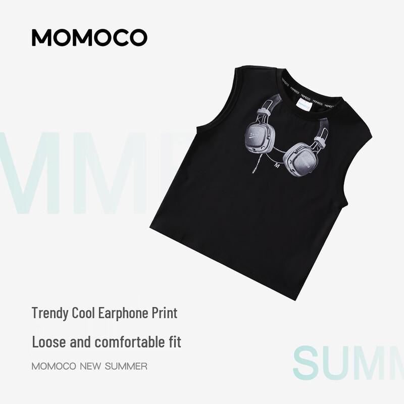 MOMOCO Boys' Trendy Casual Breathable Cotton Blend Vest
