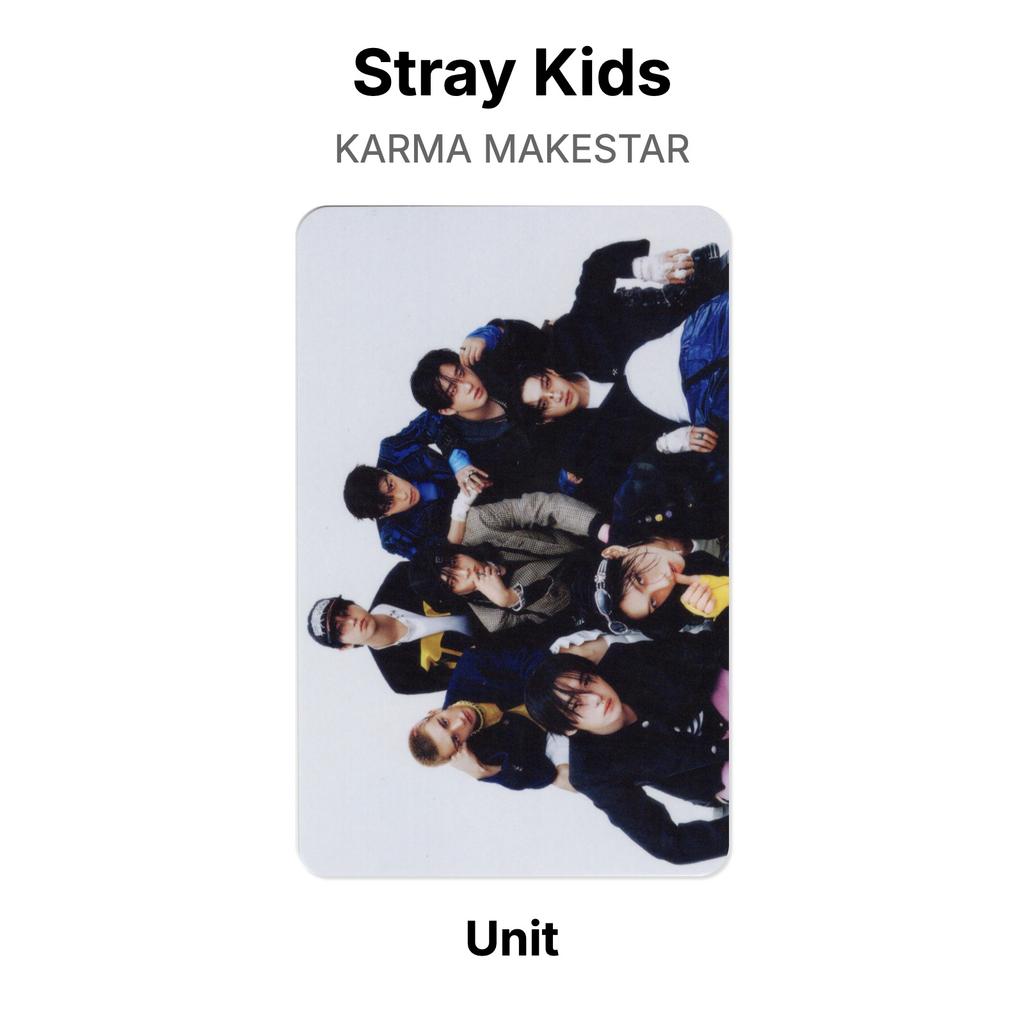 Stray Kids KARMA MAKESTAR Official Photocard