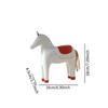 Wooden Horse Ornament Statue Birthday Gift Collectible Desktop Animal Sculpture Decor for Entrance Cabinet Fireplace