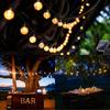LED Solar Crystal Globe String Lights Outdoor Waterproof Fairy Light Christmas Halloween Party Decor for Garden Patio Balcony