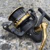 Ashconfish Spinning Reel, Graphite Body, 7+1BB, Stainless Steel, Lightweight, Freshwater/Saltwater Use, Gear Ratio 5.0:1, 100m PE Line Included, AF400