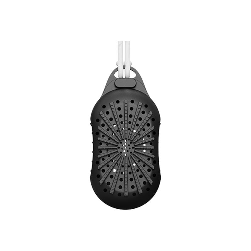 Reusable Silicone Soap Saver Scrubber Gentle Exfoliating Textures Fast Drying Bath Accessory For Daily Cleansing чёрный