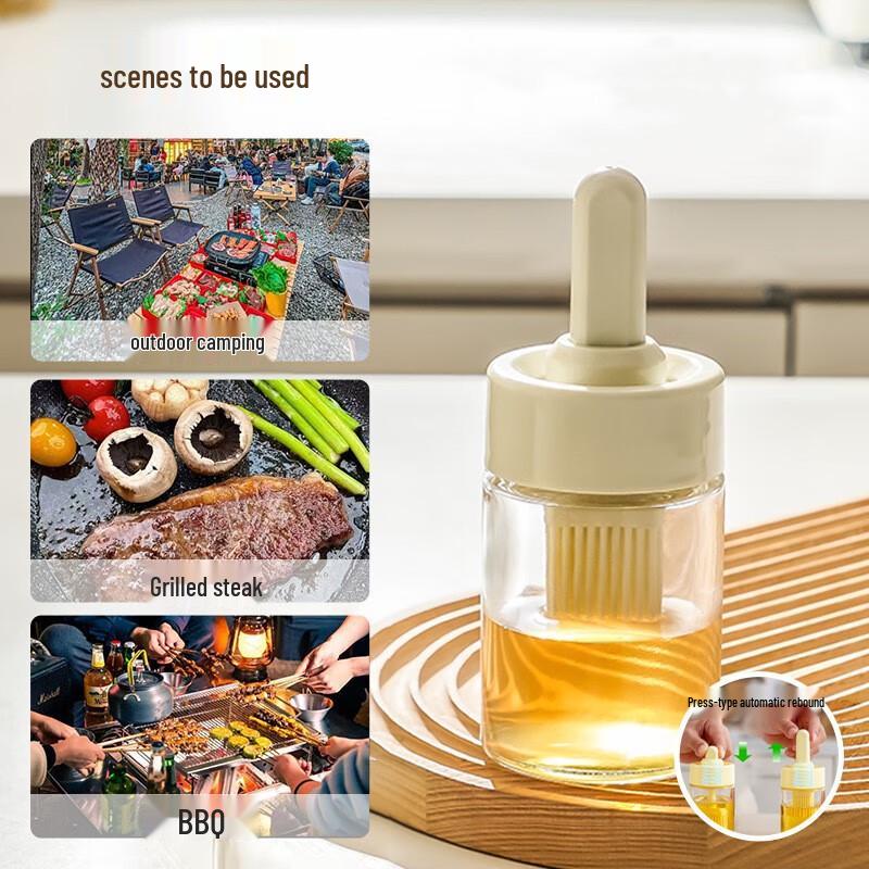 Wild Pigeon Integrated Silicone Oil Dispenser Brush