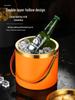 Double Layer Stainless Steel Ice Bucket for Wine & Beer