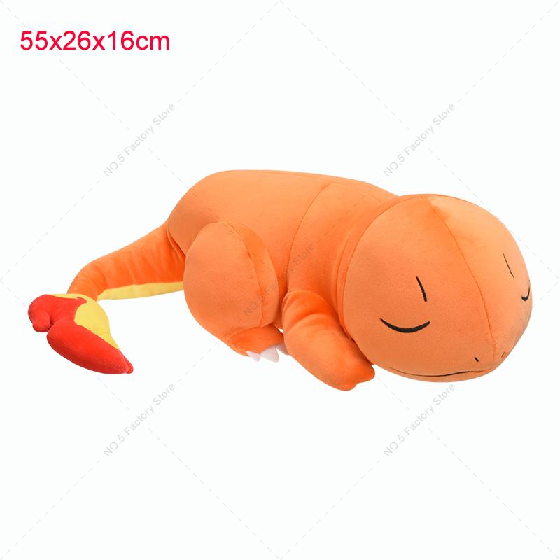 Original  Sleeping Charmander Plush Pillow Soft Stuffed Toy Japan Anime Dragon Plush Doll Gift For Children 55Cm