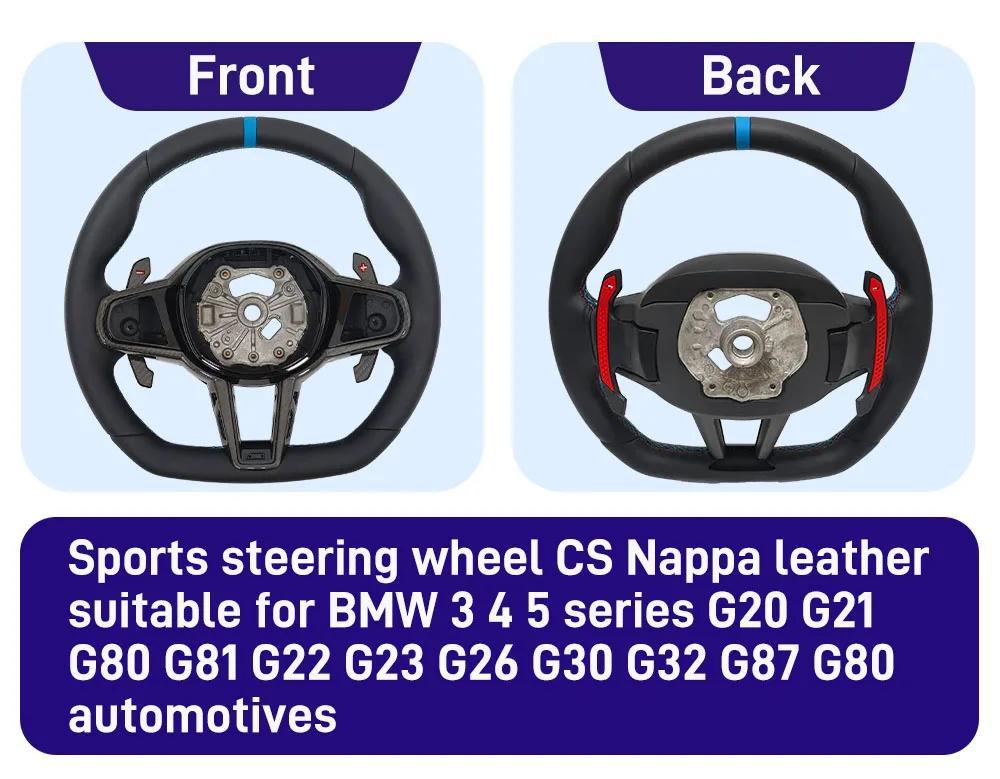 CS Nappa Leder Kundenspezifisches Sportlenkrad Für BMW 3 4 5er G01 G20 G21 G80 G81 G22 G23 G26 G30 G32 G87 G80 Autozubehör