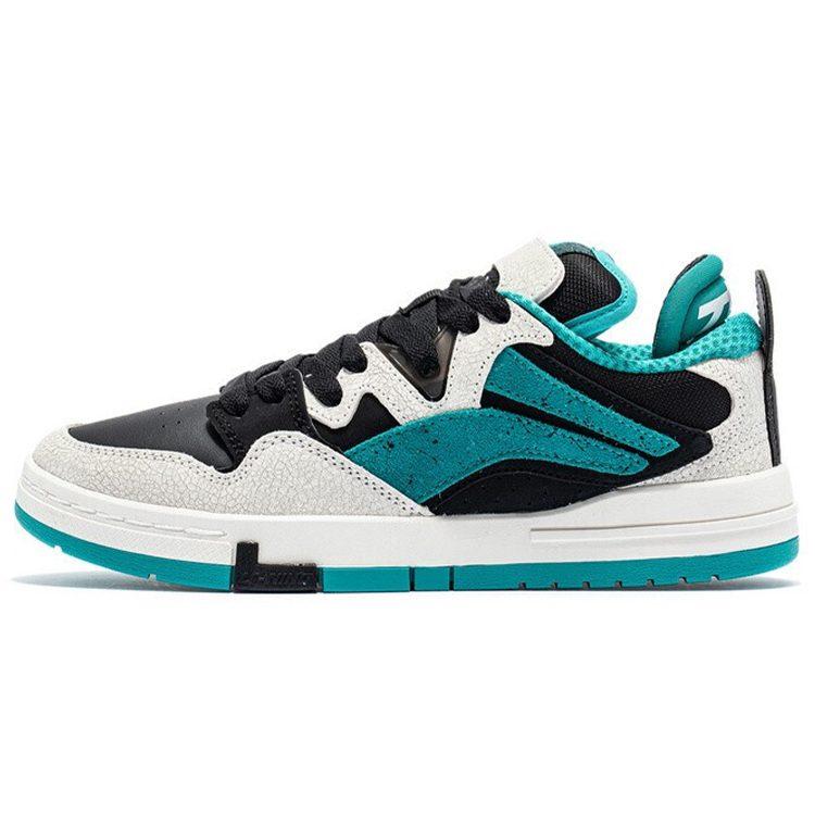 Li Ning Pro Suede Comfortable Slip Resistant, Abrasion Resistant, Lightweight Low top Skateboard Shoes Men's AECR043-1