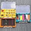Double Side Fishing Tackle Box Assembled Design Spinner Lure Fishing Accessories Storage Box Fake Bait Box Carp Fishing