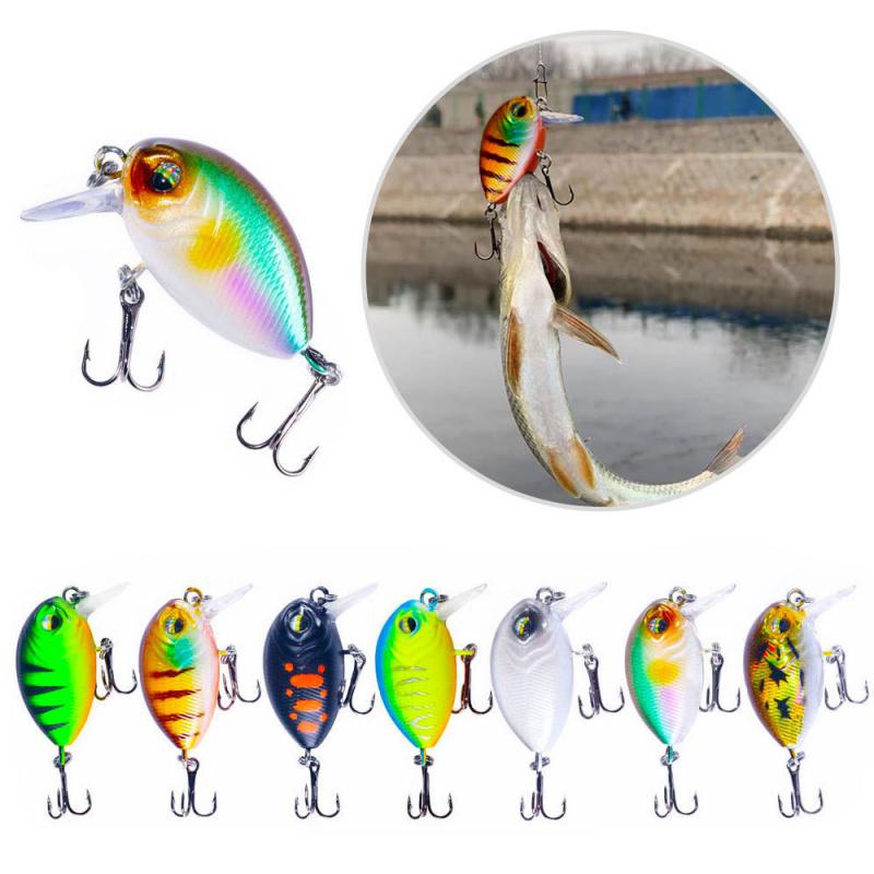 Floating Minnow Lua Lure Small Fathead3.8CM3.8GMini Micro Full Set Fishing Lure Outdoor Fishing Gear