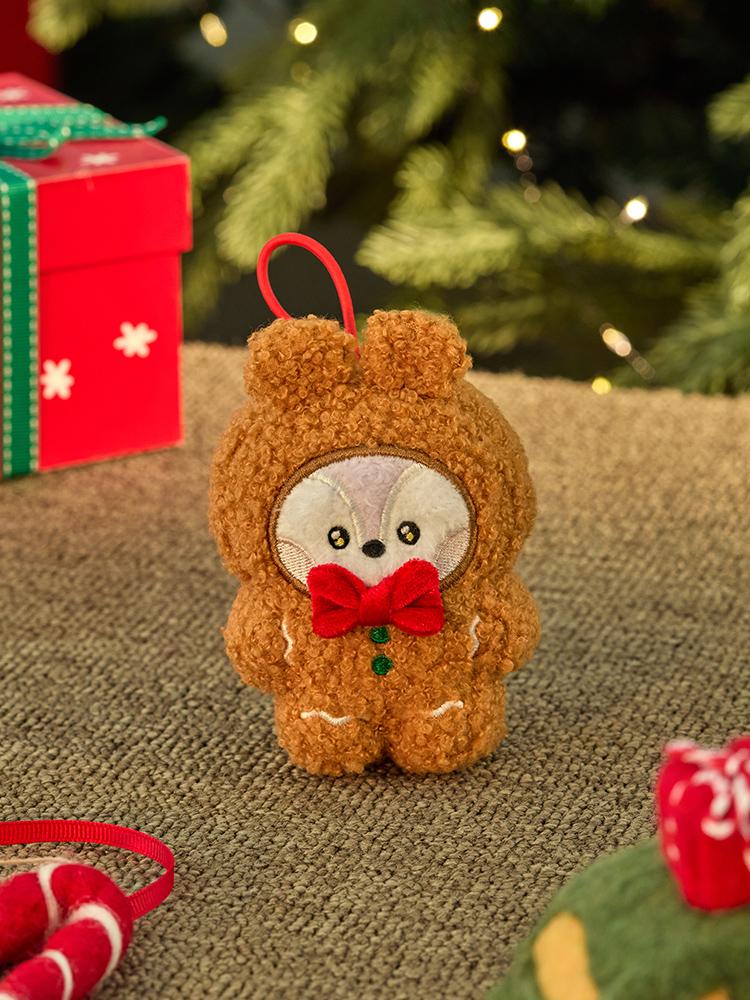 BT21 MANG Minini Petit Holiday Plush Ornament Keychain
