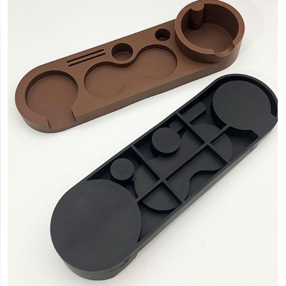 Heat Resistant Espresso Tamping Mat Non-Slip Espresso Tamping Station Coffee Tamper Mat Cafe Use