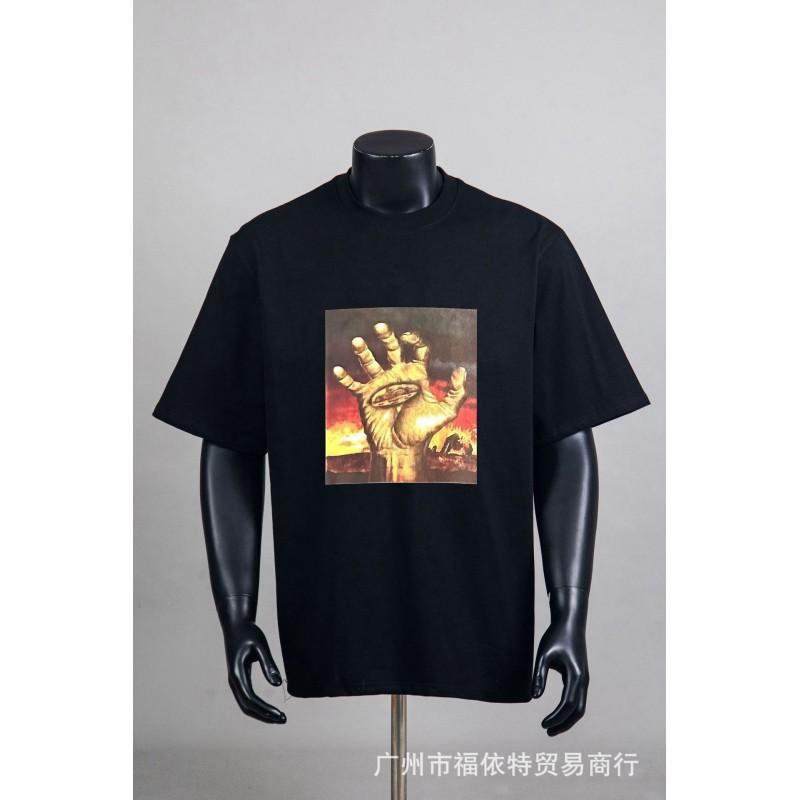 Corteiz Alcatraz Vintage Print T-Shirt Herren Damen Streetwear Lockerer Schnitt Kurzarm Tee