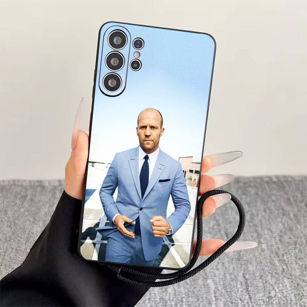 

J-Jason Statham Phone Case Black Silicone Soft For Samsung S25,S24,S21,S22,S23,S30,Ultra,S20,Plus,Fe,Lite Samsung S30plus5G