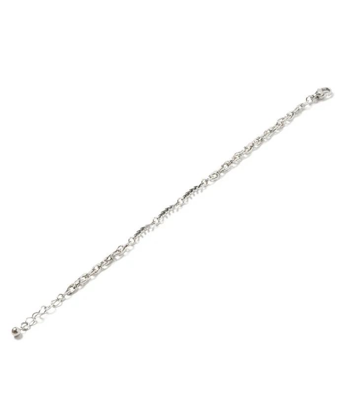 Surgical Leaf Chain Bracelet (PLT-BR-007_SV)