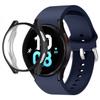 Silicone Strap+TPU Case for Samsung Galaxy Watch 5 44mm 40mm/4 44mm 40mm Sport Wristband for Samsung Watch 5/4 Protective Shell