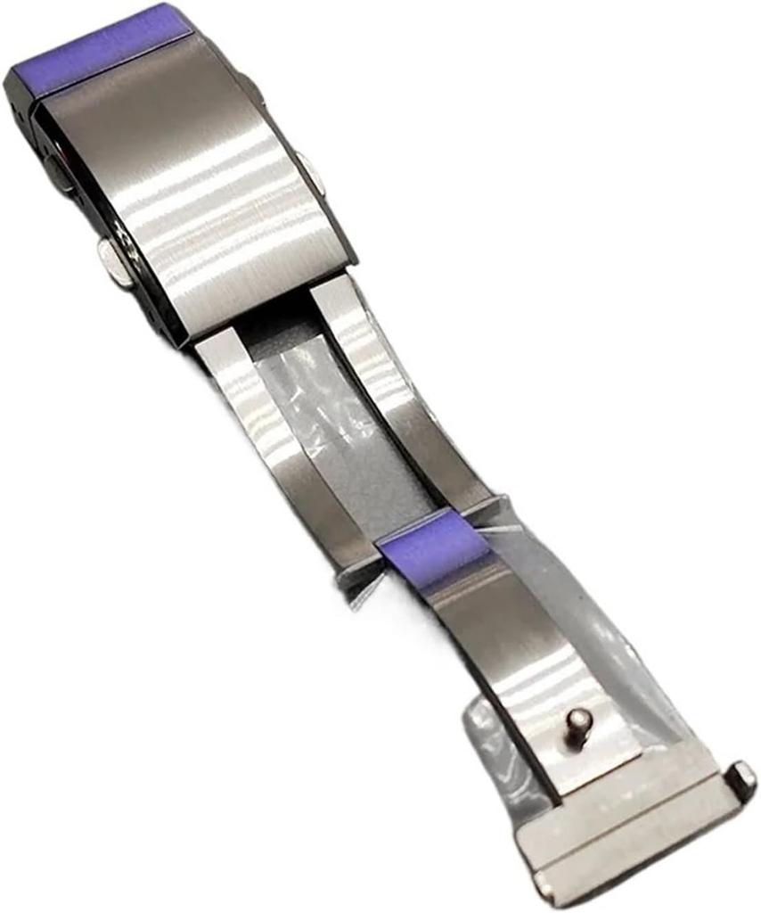 20mm 316L Stainless Steel Adjustable Watch Clasp Buckle Fit For Seiko Fit For Citizen Band Clasp Metal Polished Brushed Button