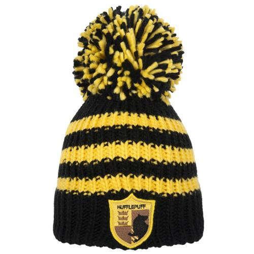 HARRY POTTER Unisex Adult Hufflepuff Bobble Beanie