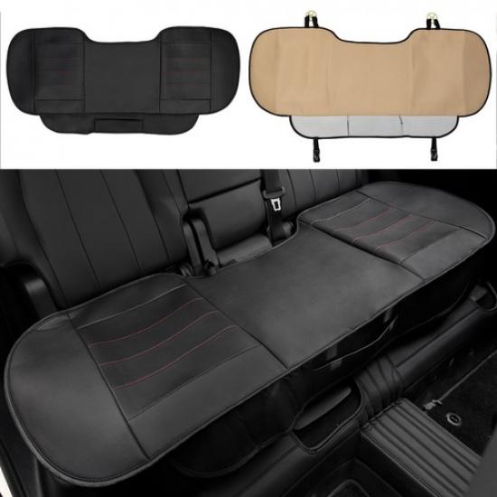 Rear Bench Car Back Seat Cover Rear Bench Protector Cushion Mat Black Breathable
