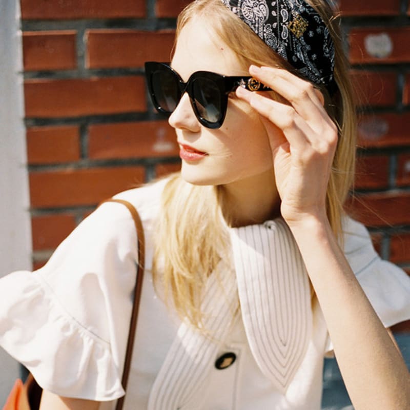 THE ASHLYNN BANDANA LOGO HEADBAND (2 COLORS)