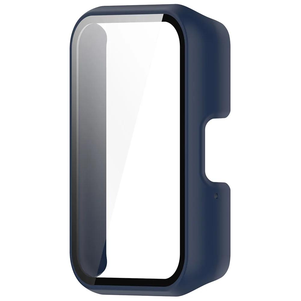 PC Watch Case Smartwatch Protective Cover with Tempered Glass Anti-Fall Dustproof for Samsung Galaxy Fit 3 SM-R390