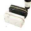 Pink PU Marble Pattern Women Cosmetic Bag Multifunction Toiletries Organize Storage Handbag Female Waterproof Makeup Case