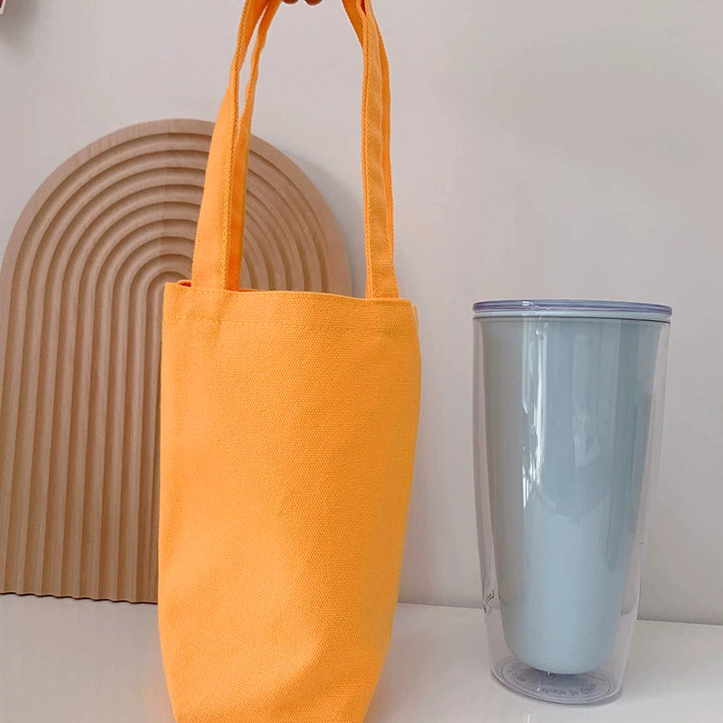 Water Bottle Bag Portable Cup Sleeve Tumbler Case Holder Bag Mug Sleeves Pure Color Aquaflask Cover with Strap Insulator Sleeve Bag