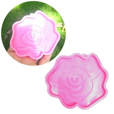 Silikon Rosenblütenform für DIY Basteln und Schmuckherstellung Rosenanhänger Untersetzer Epoxidharzform Heimdekorationen