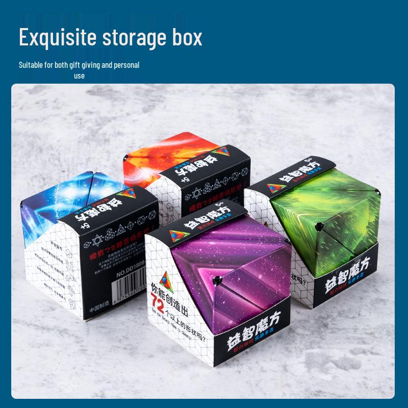 3D Magnetic Geometric Cube for Children's Cognitive Training