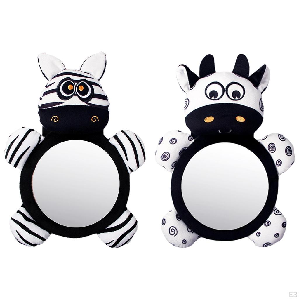 Animal children car Mirror Baby Toy Adjustable Safety Seat Rear Reflector