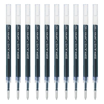 Zebra Sarasa Dry Gel Ballpoint Pen Refills, JLV-0.7, Blue, 10-Pack, B-RJLV7-BL