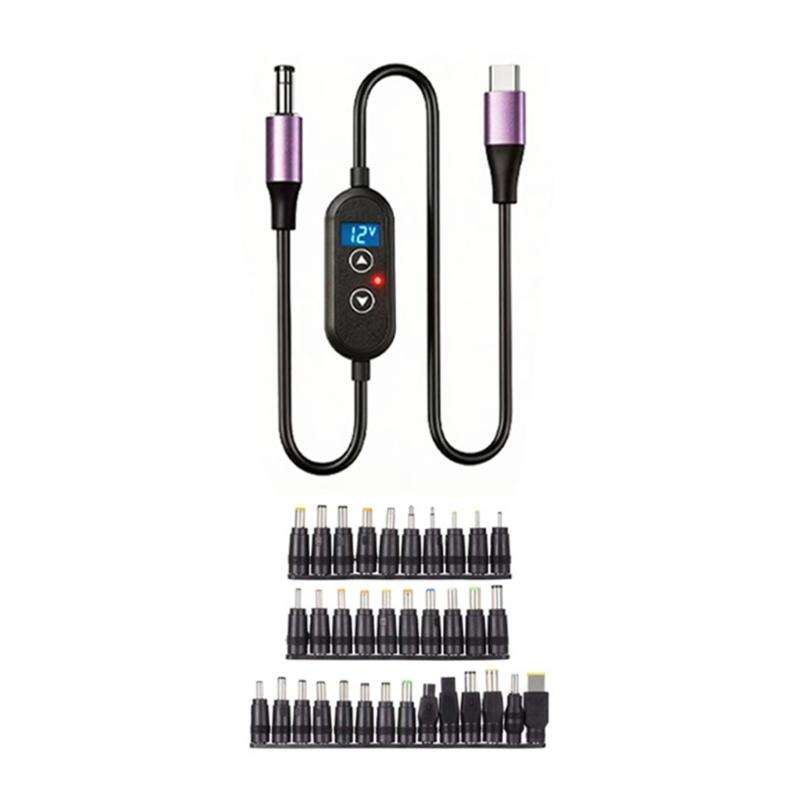 Fast Speed 140W Type C Male To DC5525 5521 Power Supply Cord For Efficient Charging Of Various Devices