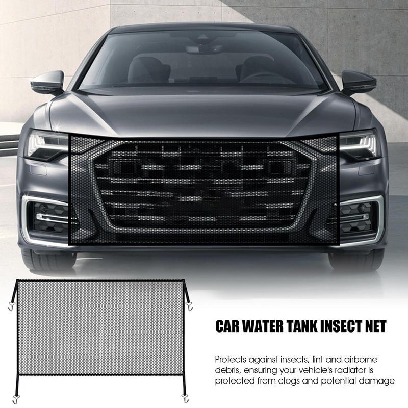 Car Bumper Grill Mesh Spoiler Bumper Vent Car Pickup Truck Grill Insert Durables Protective Car Accessories For Front Bumper