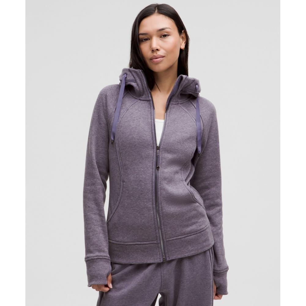 

Lululemon Толстовка с капюшоном Scuba Full Zip, плюшевая, меланжевая, Nightfall 0