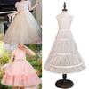 Girls Adjustable Tulle Underskirt Crinoline For Bridal Dresses 60cm Length Steel Frame Support Lightweight