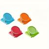 2pcs Magnetic Note Holders-Heavy-Duty Magnetic Base,Multi-Color-for Refrigerator,Office,Kitchen,Whiteboard,Saving Magnetic Clips