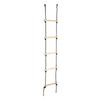Children Swing Recreation Toy 5 Steps Outdoor Kid Wooded Playing Climbing Rope Ladder Fitness Equipment for Indoor