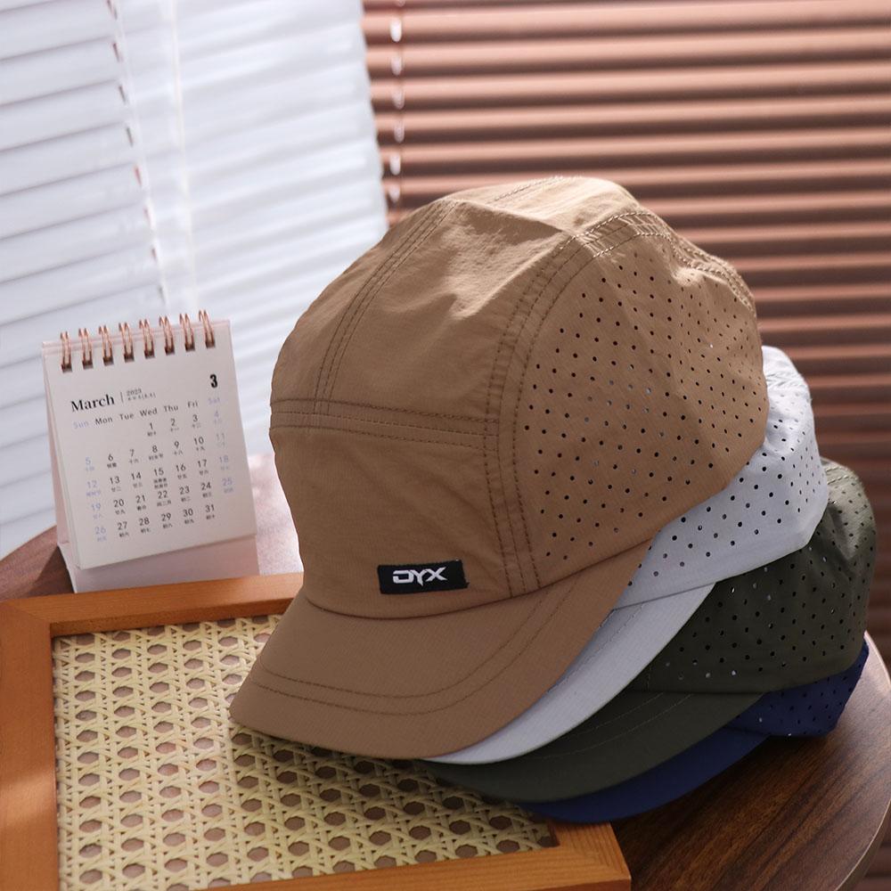 Breathable Short Brim Baseball Cap Sunshade Quick-drying Dad Hat Fashion Mens Mesh Hat  Summer