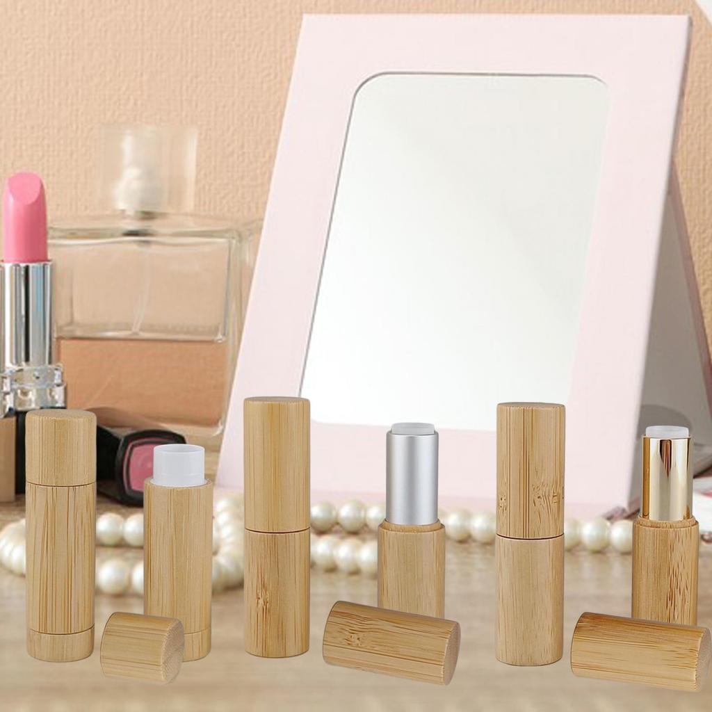 Sleek Lipstick Container Set for DIY Lip Balm And Gloss - Travel-Friendly