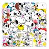 Snoopy Klistremerkesett Vanntett Snoopy Klistremerkepakke Merkeklistremerker for og Mer (50 Klistremerker) - - Kofferter, Biler, Motorsykler, Hjelmer, Rullebrett,
