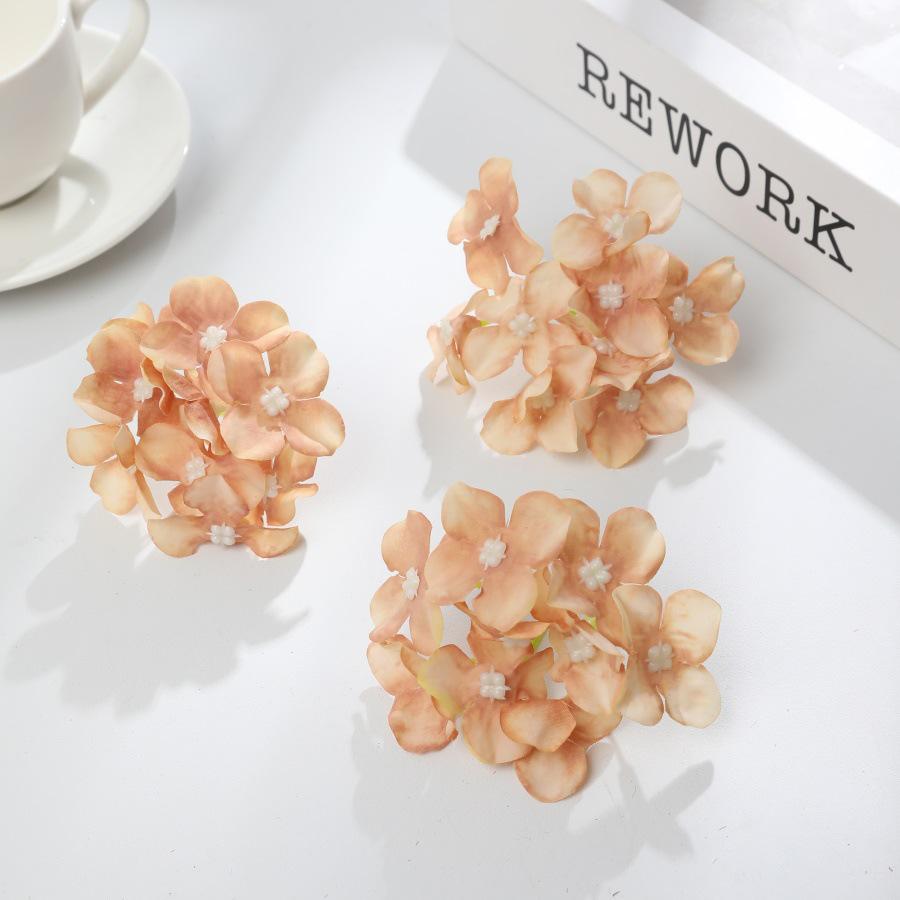 Simulated Hydrangea Accessories: DIY Handicraft Hanfu Flower Decorations