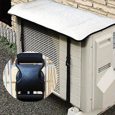 Housse de protection rafraîchissante pour condenseur de climatiseur, anti-soleil réfléchissante à la chaleur, résistante aux UV et aux intempéries, écran économe en énergie, ne nécessite pas d'électricité