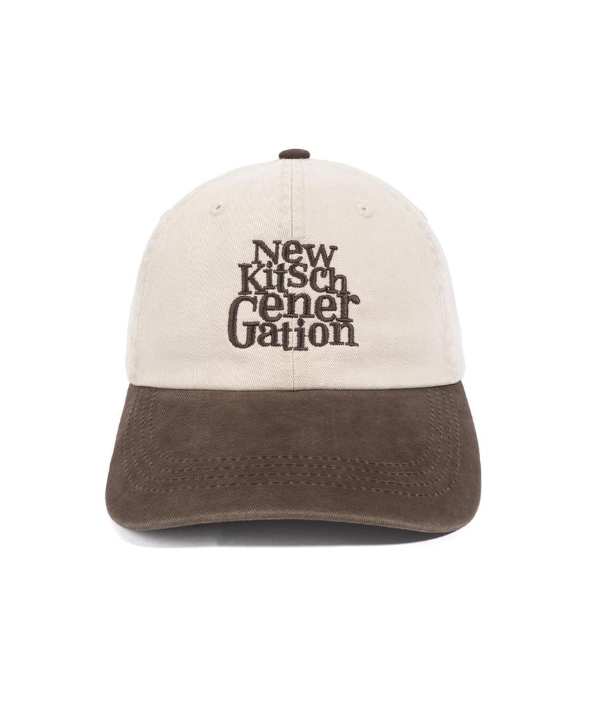 NEWKITSCH Nkg Classic Logo Two-Tone Cap (Brown)