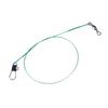 20pcs 15/20/25cm Anti-bite Steel Wire Leader Leashes For Fishing 50LB With Swivel Fishing Lure Accessories Pike Bass