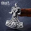 BEIER 2024 New Design 316L Stainless Steel Sheep Head Viking Valknut Celtic Knot Odin Animal Pendant Fashion Jewelry