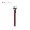 M12 Waterproof Aviation Plug Cable: 2P-6P Multi-Core Sensor Connection with Flange Mount M/F Connector.