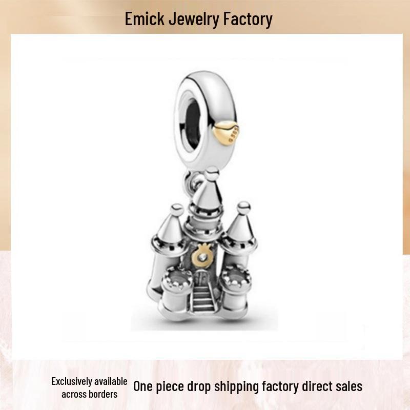 Original Beaded Panjia DIY Pendant - Disney Rainbow & Lavender Style