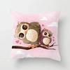 Cute Owl Cushion Covers  Comfortable Pillow Cover x Decorative Pillows For Sofa Bed Car Throw Home Decor