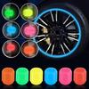 4PCS Luminous Tire Valve Cover Valve Car Motorcycle Tire Fluorescent Valve Cap Modeling Tool Auto Parts