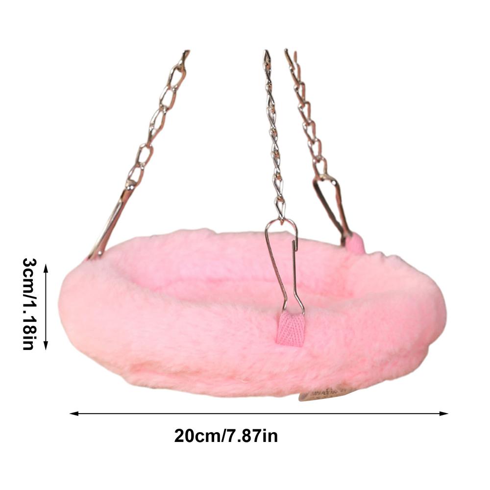 

Bird Bed Parakeet Nest Bird Sleeping Hut Breeding Bird House Birds Swing Toys Parrot Cage Hammock For Budgie Lovebird Conure розовый